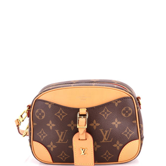 Louis Vuitton Deauville Handbag Monogram Canvas Mini
