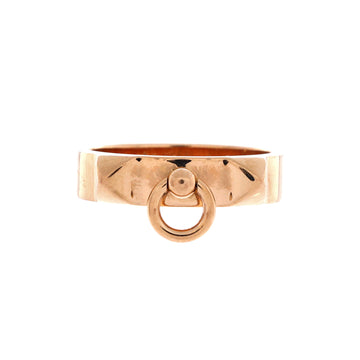 Hermes Collier de Chien Ring 18K Rose Gold Small