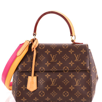 Louis Vuitton Cluny Top Handle Bag Monogram Canvas BB