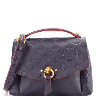 Louis Vuitton Blanche Handbag Monogram Empreinte Leather BB