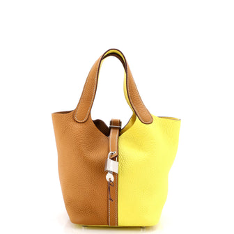 Hermes Casaque Picotin Lock Bag Clemence PM