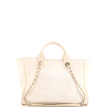 Chanel Deauville NM Tote Mixed Fibers Small