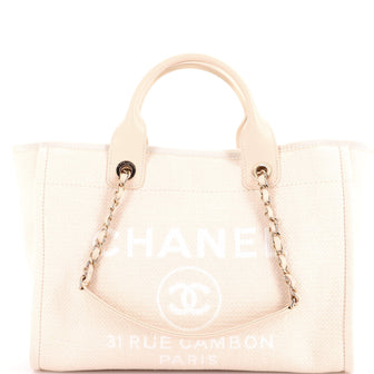 Chanel Deauville NM Tote Mixed Fibers Small