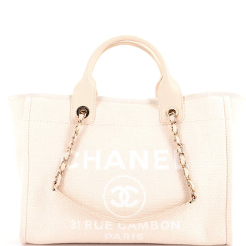 Chanel Deauville NM Tote Mixed Fibers Small