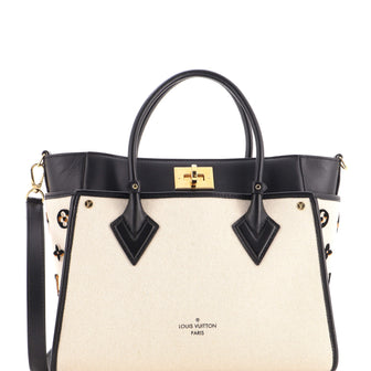 Louis Vuitton On My Side Tote Monogram Tufted Canvas MM
