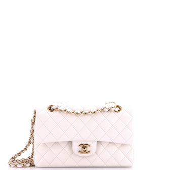 Chanel Classic Double Flap Bag Quilted Caviar Small