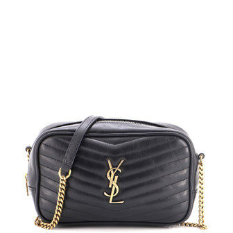 Saint Laurent Lou Camera Bag Matelasse Chevron Leather Mini