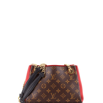 Louis Vuitton Surene Handbag Monogram Canvas with Leather BB