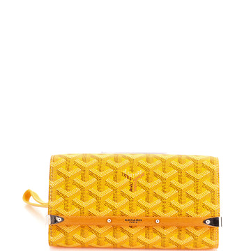 Goyard Monte Carlo Clutch Coated Canvas Mini