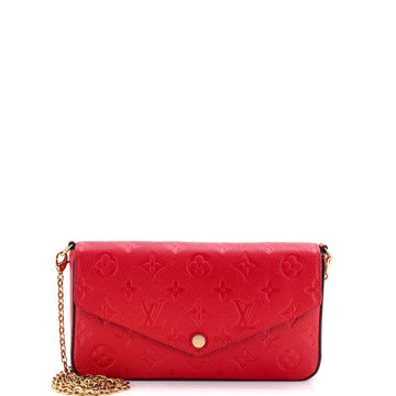 Louis Vuitton Felicie Pochette Monogram Empreinte Leather