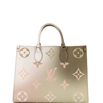 Louis Vuitton OnTheGo Tote Spring in the City Monogram Giant Canvas MM