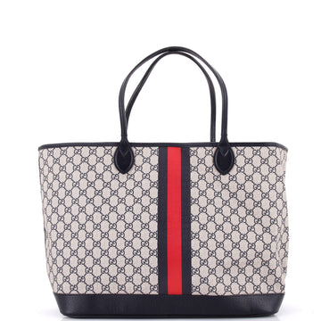 Gucci Ophidia Open Shopping Tote GG Coated Canvas Large