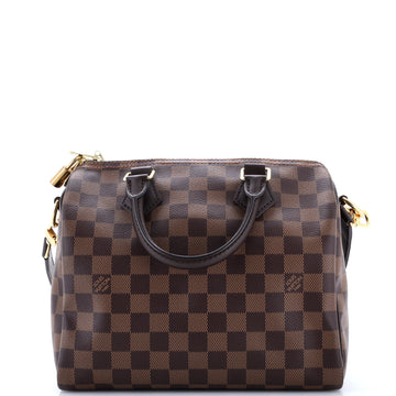Louis Vuitton Speedy Bandouliere Bag Damier 25