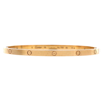 Cartier Love Bracelet 18K Yellow Gold Small