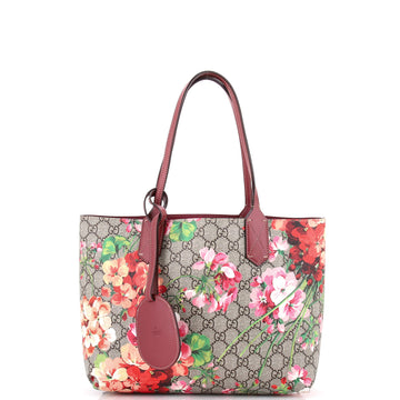 Gucci Reversible Tote Blooms GG Print Leather Small