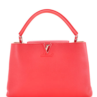 Louis Vuitton Capucines Bag Leather MM