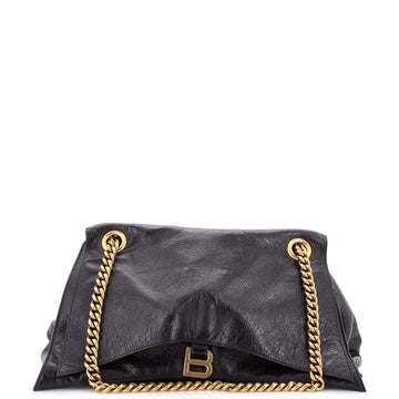Balenciaga Crush Chain Flap Bag Leather Large