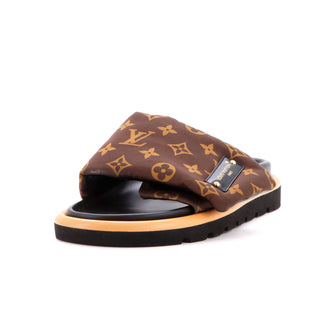 Louis Vuitton Women's Pool Pillow Comfort Mule Sandals Monogram Nylon