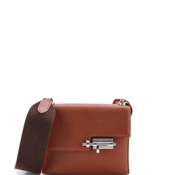 Hermes Verrou Bag Chevre Mysore and Canvas Mini