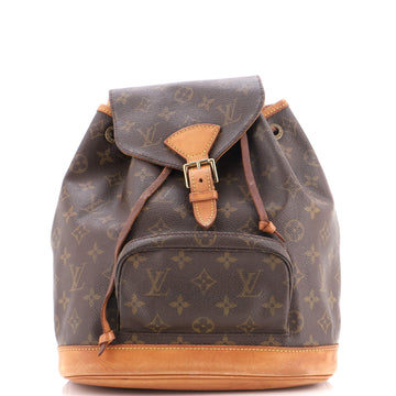 Louis Vuitton Vintage Montsouris Backpack Monogram Canvas MM