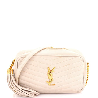 Saint Laurent Lou Camera Bag Matelasse Chevron Leather Mini