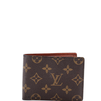 Louis Vuitton 3 Card ID Billfold Wallet Monogram Canvas