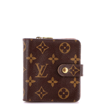 Louis Vuitton Compact Zippe Wallet Monogram Canvas