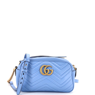 Gucci GG Marmont Shoulder Bag Matelasse Leather Small