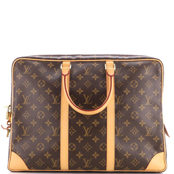 Louis Vuitton Porte-Documents Voyage Briefcase Monogram Canvas
