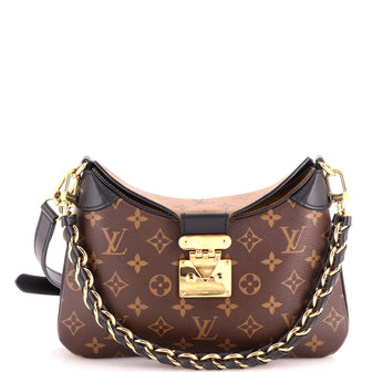 Louis Vuitton LV Twinny Handbag Monogram Canvas and Reverse Monogram Canvas with Leather