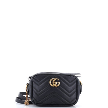 Gucci GG Marmont Shoulder Bag Matelasse Leather Mini