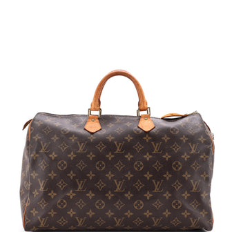 Louis Vuitton Speedy Handbag Monogram Canvas 40