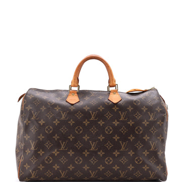 Louis Vuitton Speedy Handbag Monogram Canvas 40