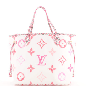 Louis Vuitton Neverfull NM Tote By The Pool Monogram Watercolor Giant MM