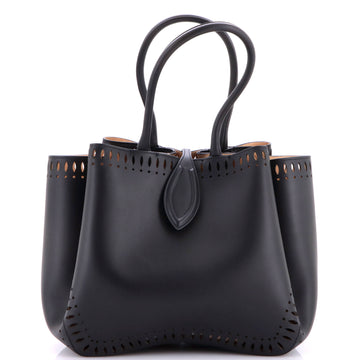 Alaia Angele Tote Laser Cut Leather 25