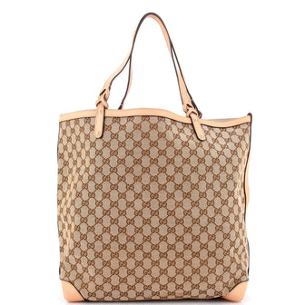 Gucci Craft Tote GG Canvas with Leather Tall