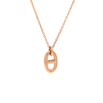 Hermes Farandole Pendant Necklace 18K Rose Gold Small