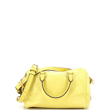Louis Vuitton Speedy Bandouliere Bag Monogram Empreinte Leather 25