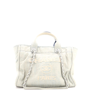Chanel Deauville NM Tote Denim Small