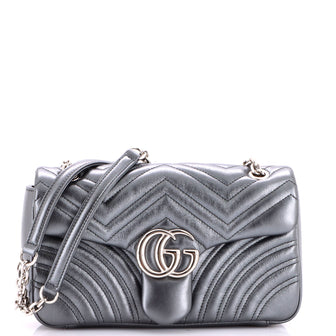 Gucci GG Marmont Flap Bag Matelasse Leather Small