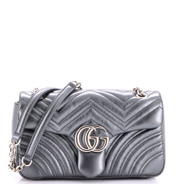 Gucci GG Marmont Flap Bag Matelasse Leather Small