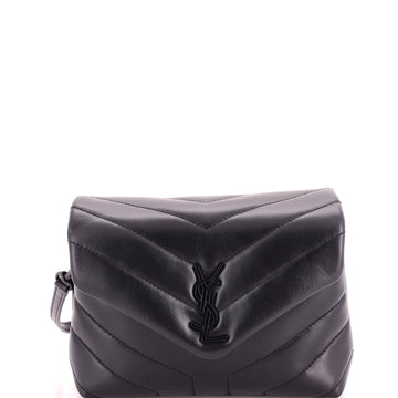 Saint Laurent Loulou Shoulder Bag Matelasse Chevron Leather Toy
