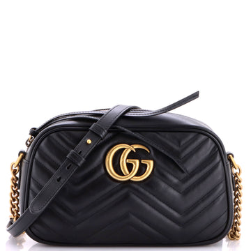 Gucci GG Marmont Shoulder Bag Matelasse Leather Small