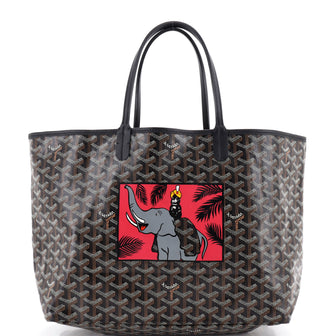 Goyard Saint Louis Tote Printed Coated Canvas PM