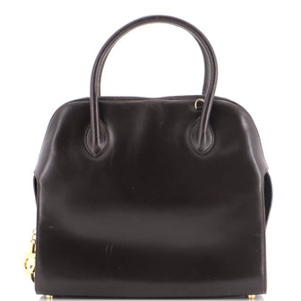 Salvatore Ferragamo Vintage Gancini Top Handle Bag Leather