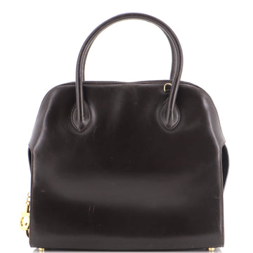 Salvatore Ferragamo Vintage Gancini Top Handle Bag Leather