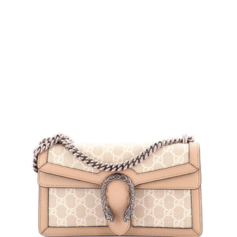 Gucci Dionysus Bag GG Coated Canvas with Leather Small