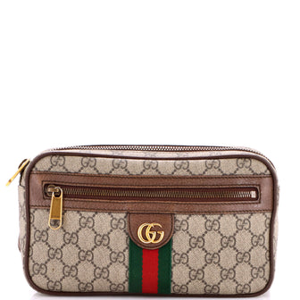 Gucci Ophidia Belt Bag GG Coated Canvas Medium
