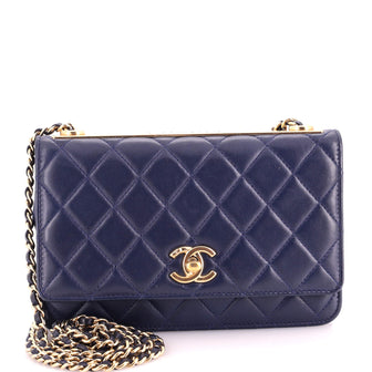 Chanel Trendy CC Wallet on Chain Quilted Lambskin