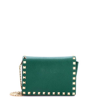 Valentino Garavani Rockstud Pouch Crossbody Bag Leather Mini